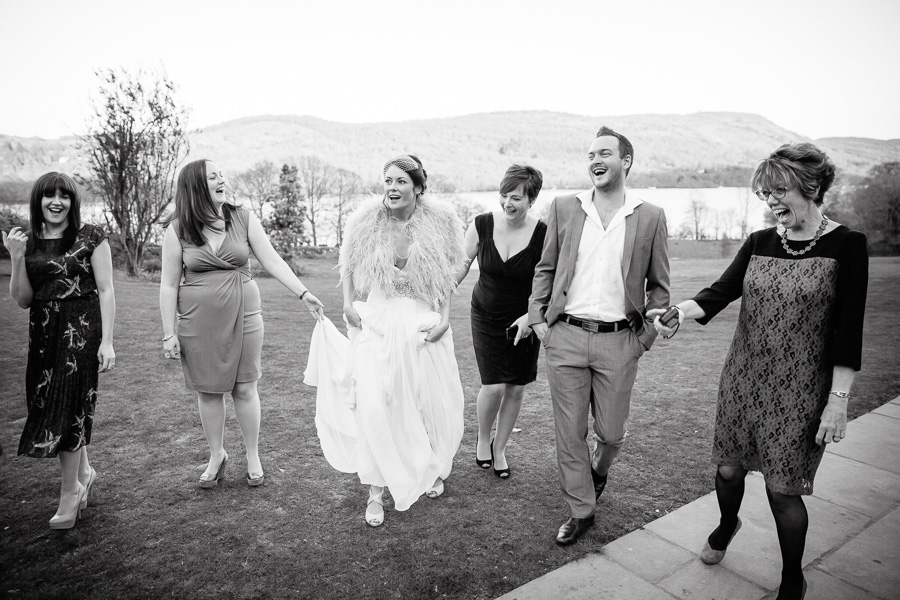 wedding teacher and friends