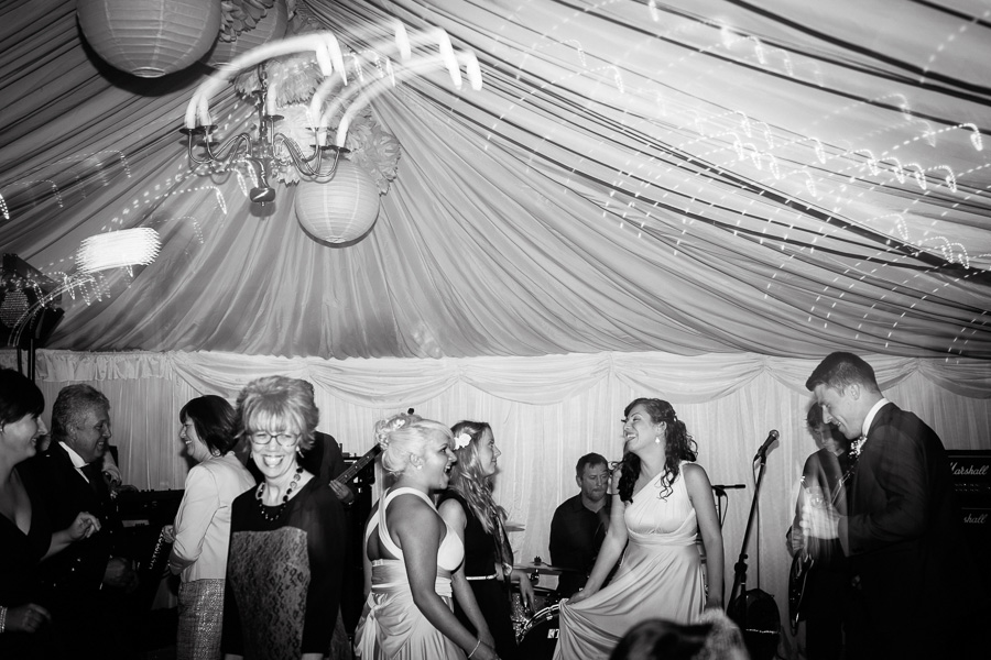 Evening wedding fun
