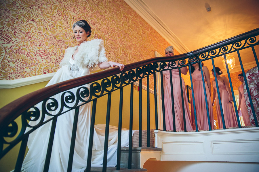 Bride on the Staircase