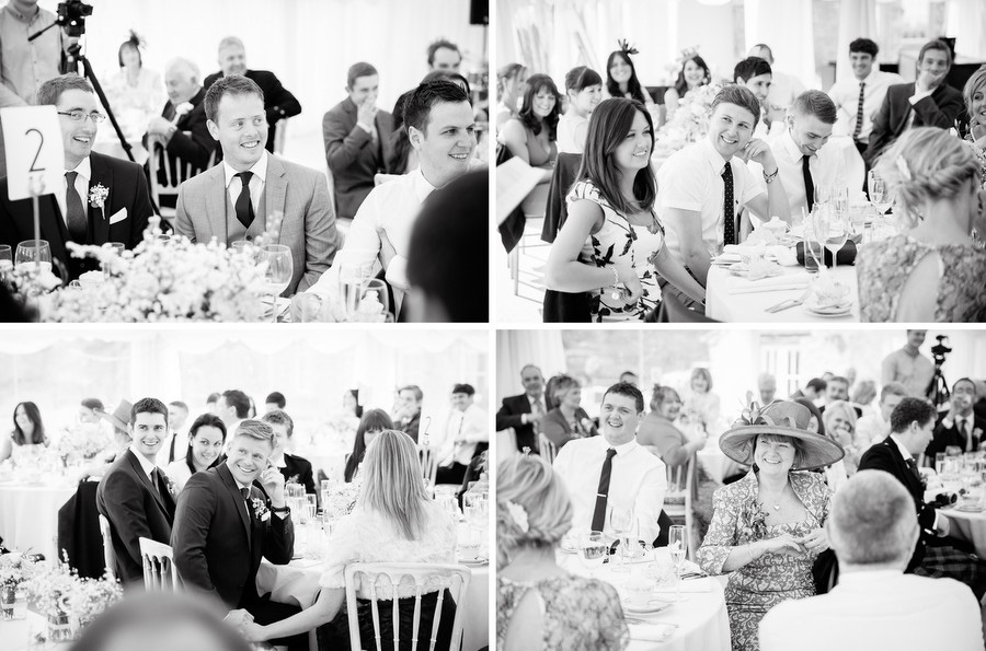 Black and White wedding guest shots