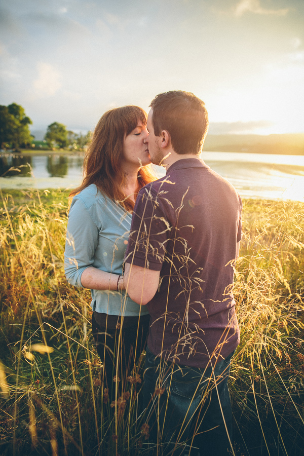 sunset kiss