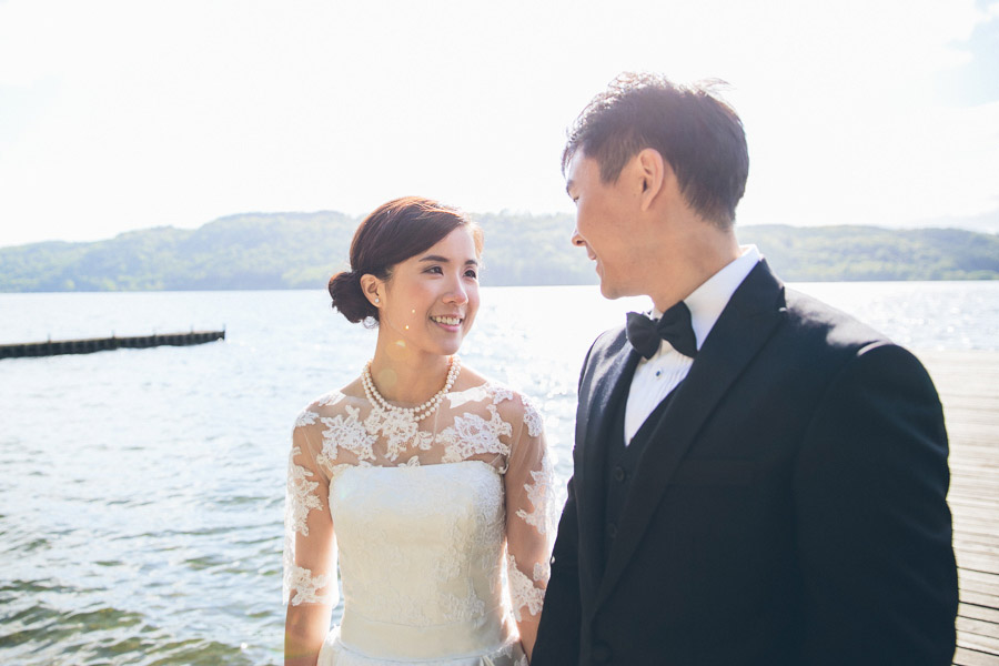 smiling bride