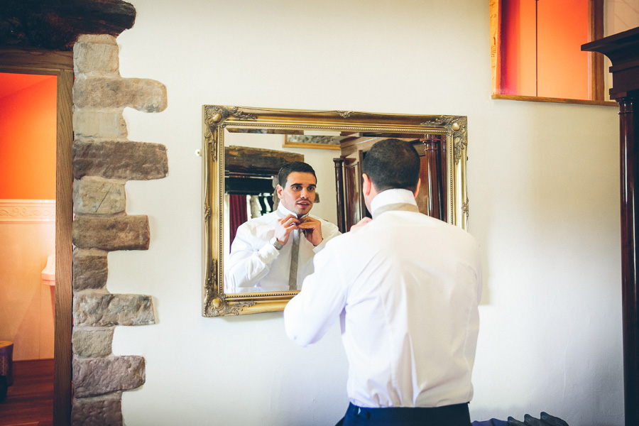 wedding groom preparations