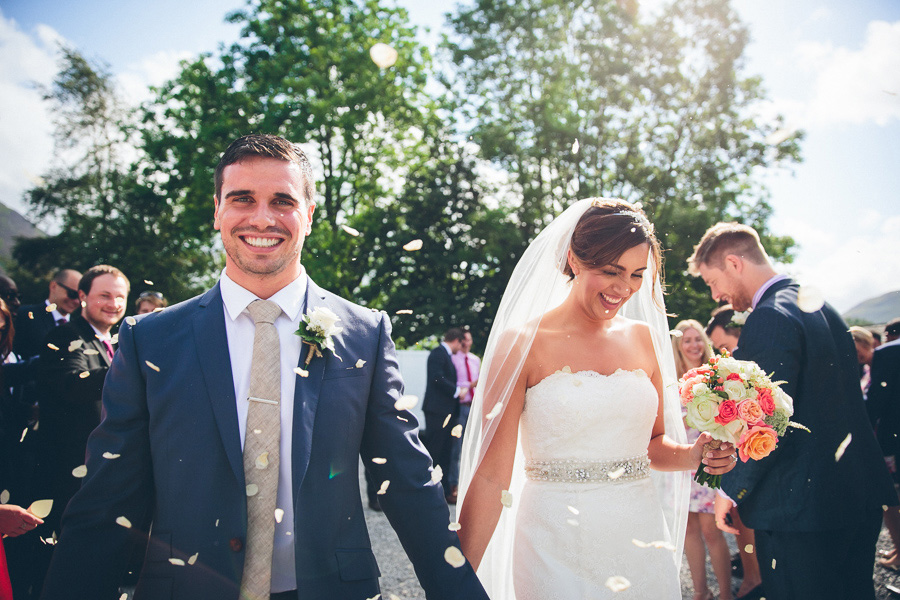 wedding confetti photograph