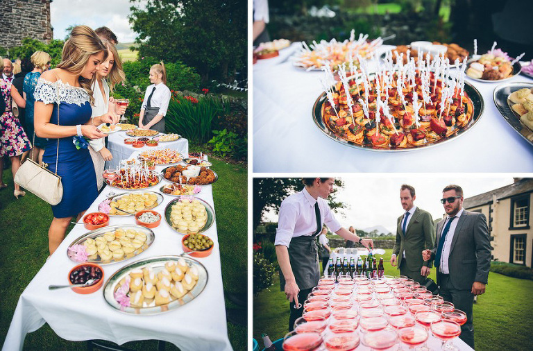 canapés wedding