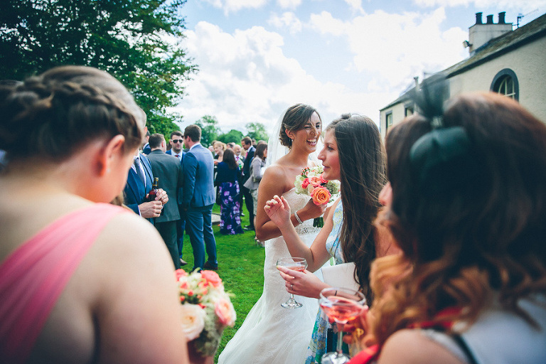 bride laughing