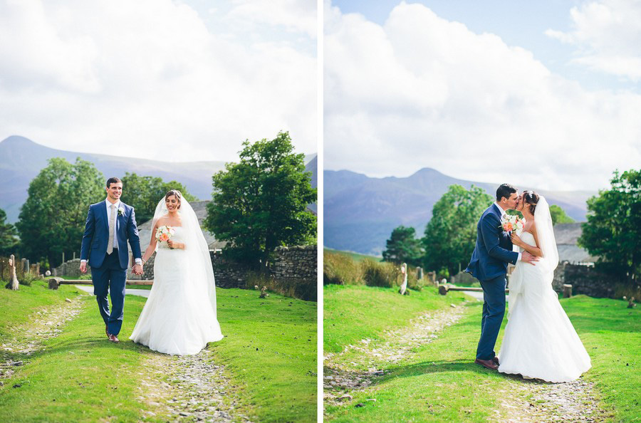 bride and groom portrait photography cumbria