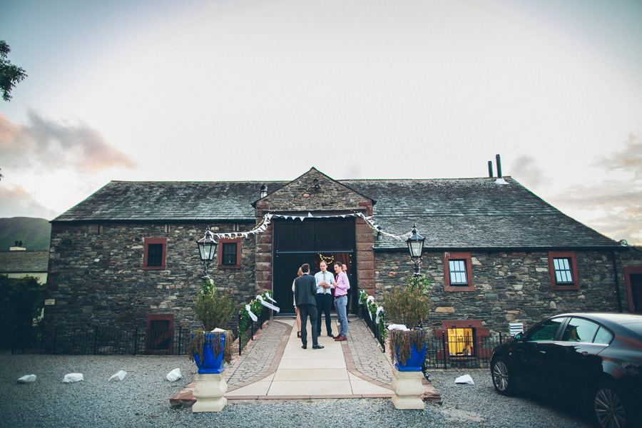 new house farm evening wedding