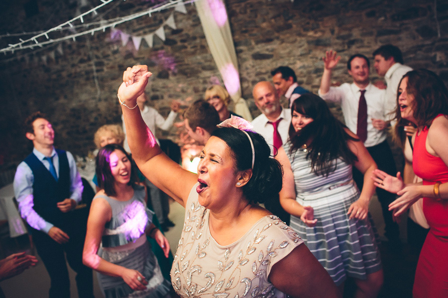 Mother of the bride dancing