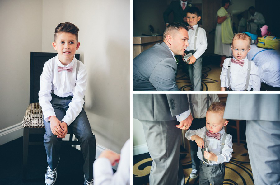 Page boy wedding