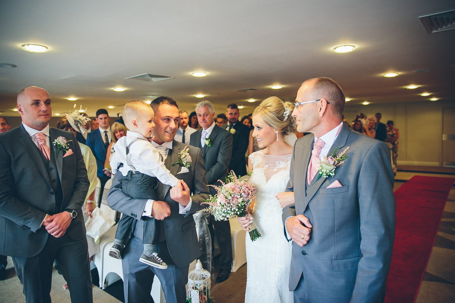 children at wedding 
