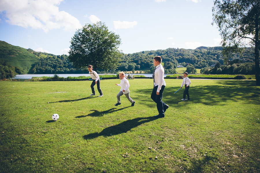 wedding football