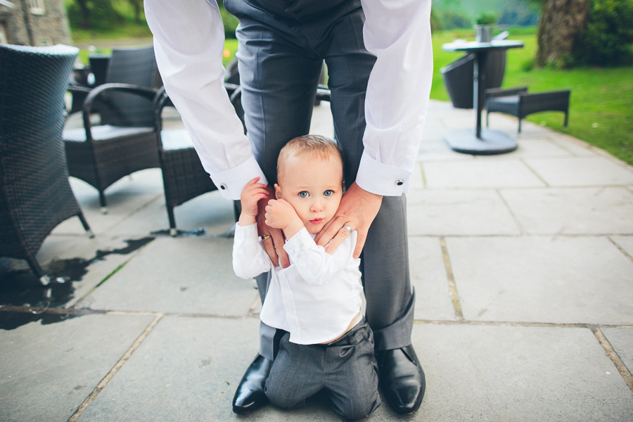 toddler at wedding