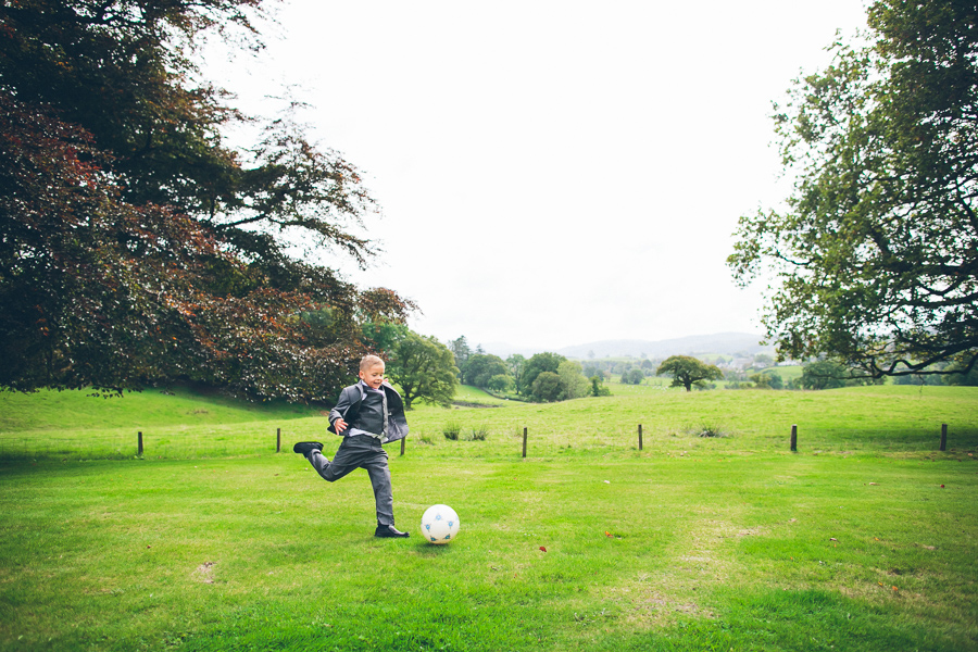 wedding football game