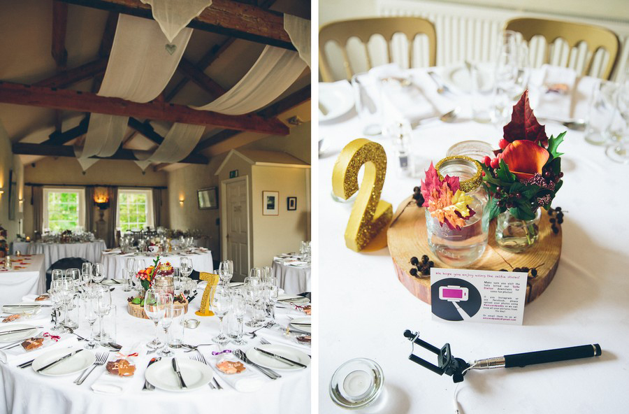 Table Decoration Belmount Hall