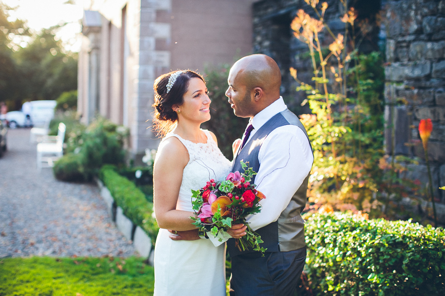 Bride and groom portraits