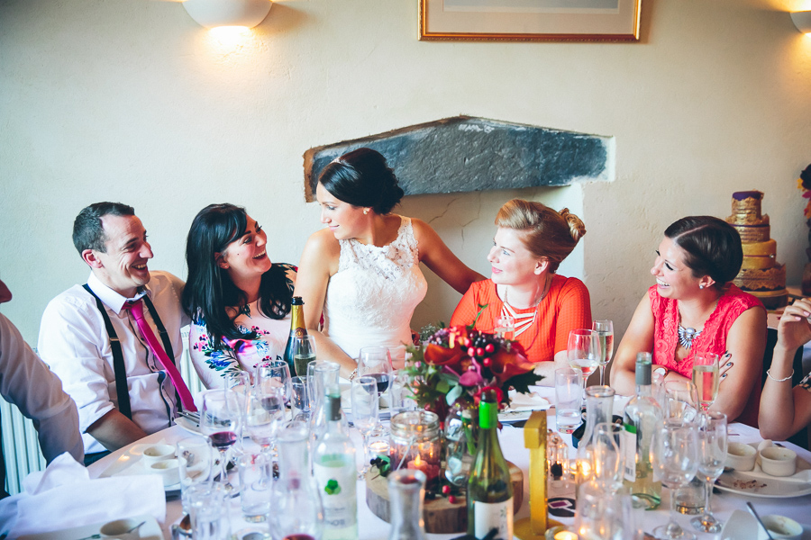 Bride and friends