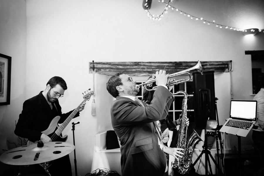 Trumpet wedding photo