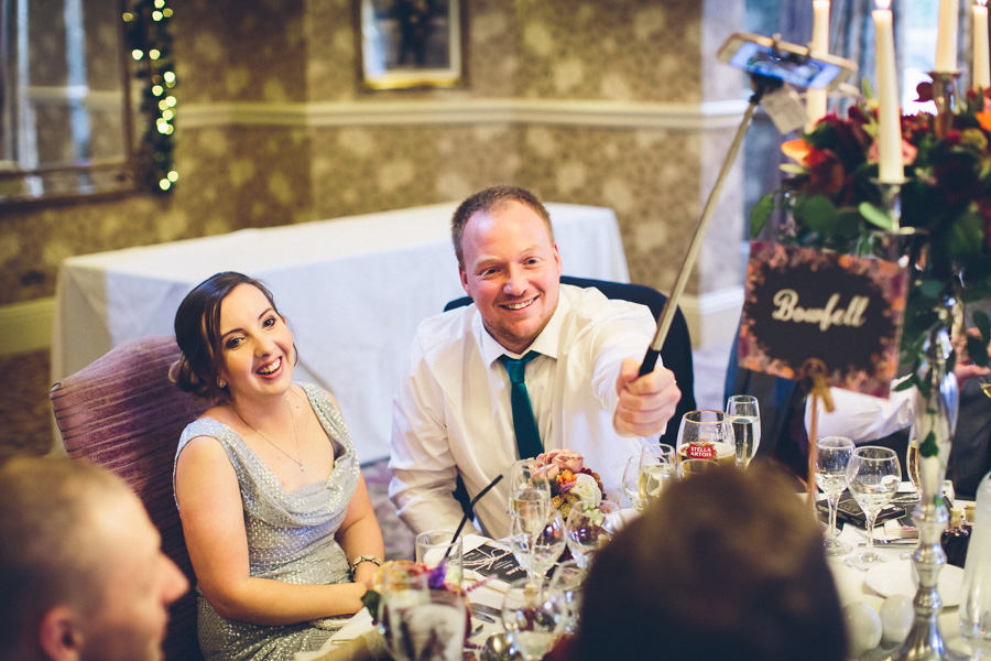 selfie stick wedding