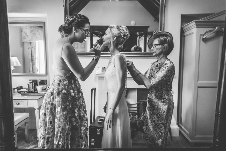 black and white wedding