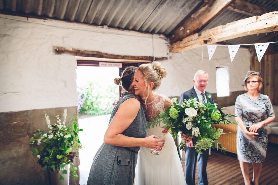 bride smiling