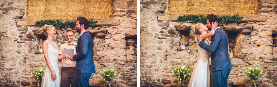 first kiss wedding
