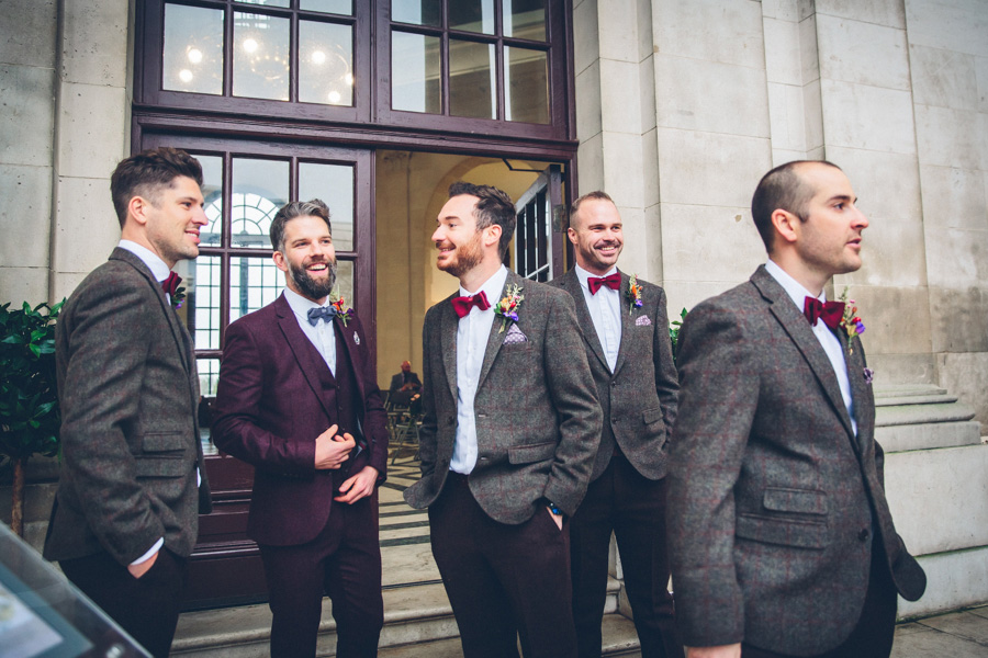 Groom and Groomsmen - Beecham Photography