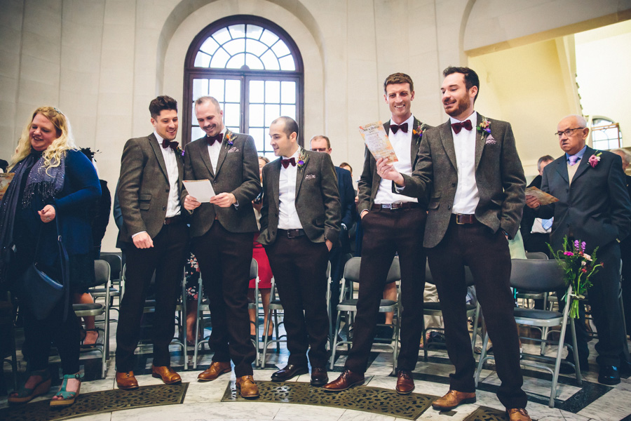 Autumn Groomsmen - Beecham Photography