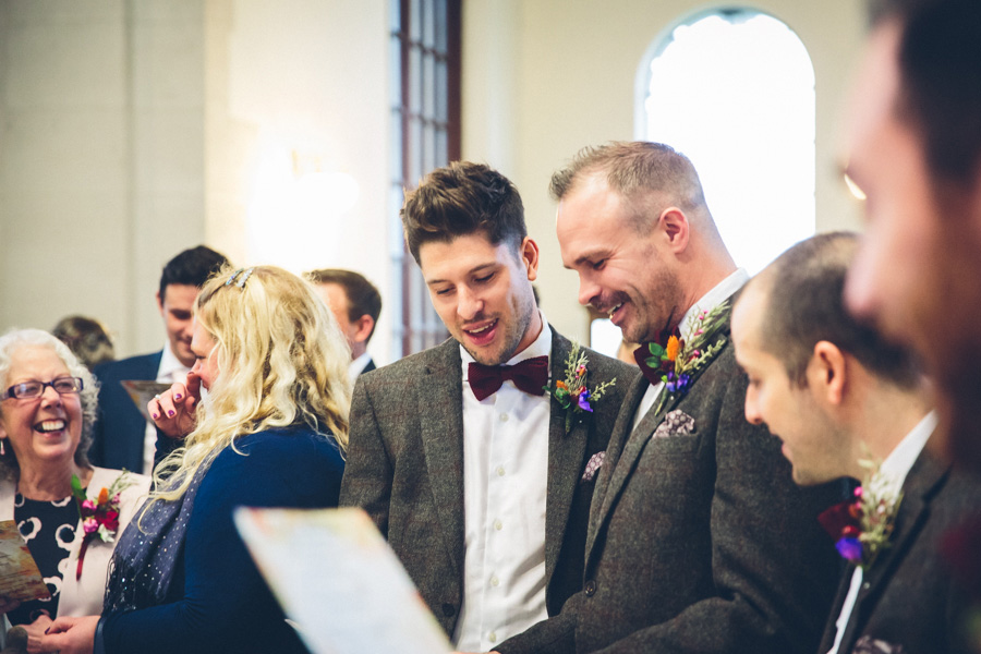 Autumn Wedding Button Holes - Beecham Photography