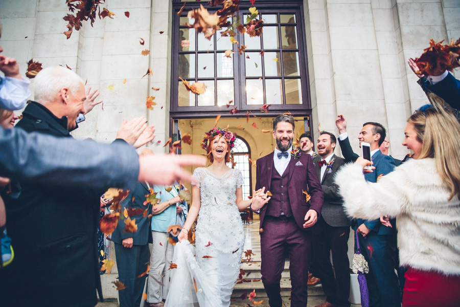 Confetti Autumn Wedding - Ashton Memorial- Lancaster - Beecham Photography