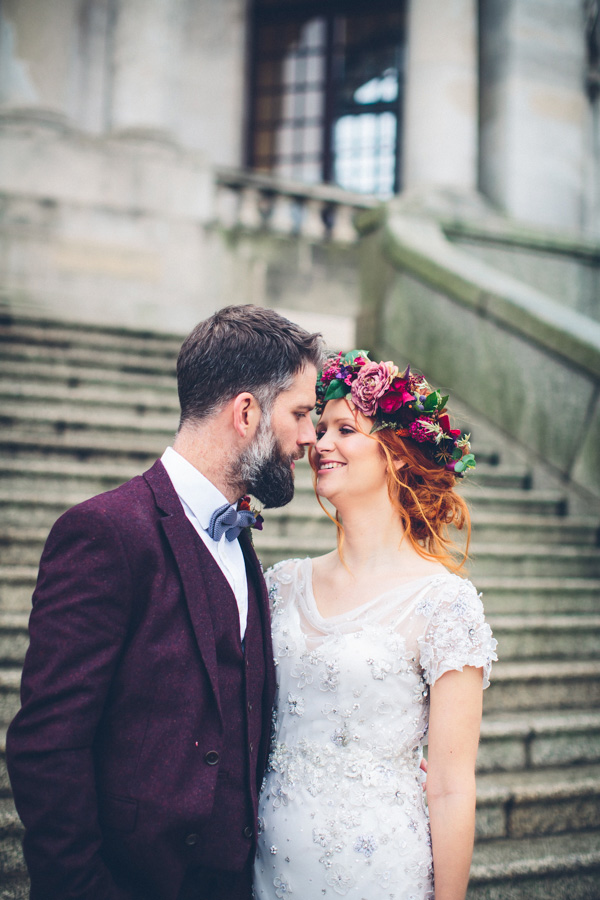Wedding Beard - Ashton Memorial - Lancaster - Beecham Photography
