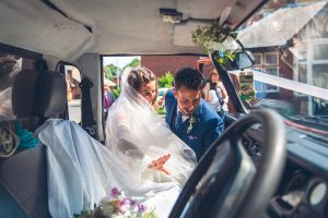 land rover wedding