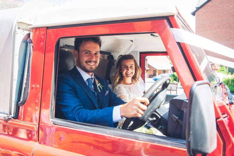 three hills barn wedding transport