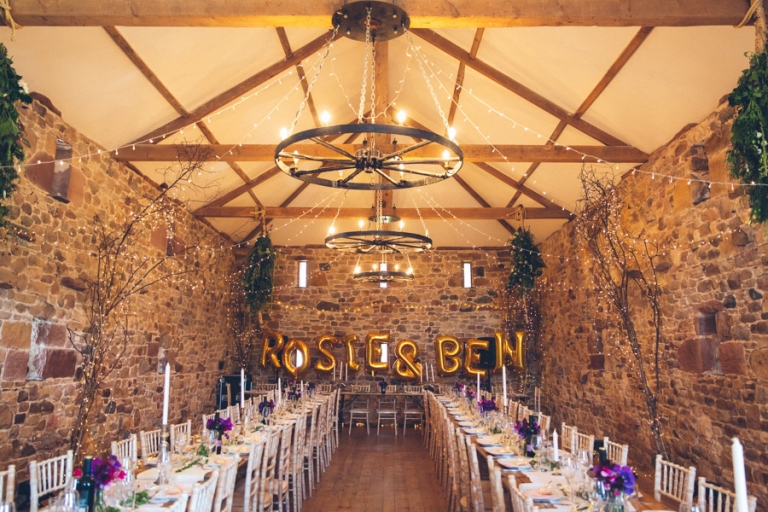 wedding three hills barn