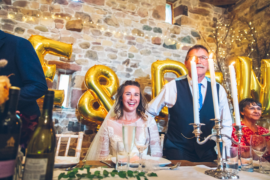bride and groom balloons