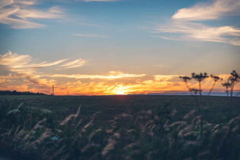 wedding sunset